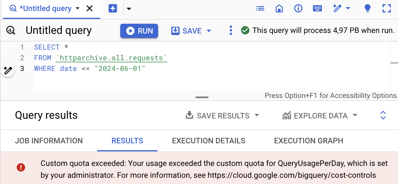 Big query protection in action